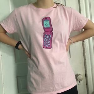 Medium Pink Graphic T-Shirt